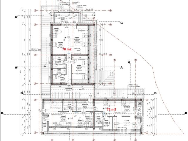 70 m²-es új lakás, nagy erkéllyel a Várfürdő közelében