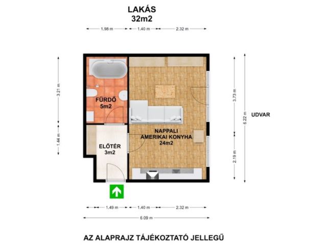 Kiadó Prémium Liftes Garzon a Belvárosban